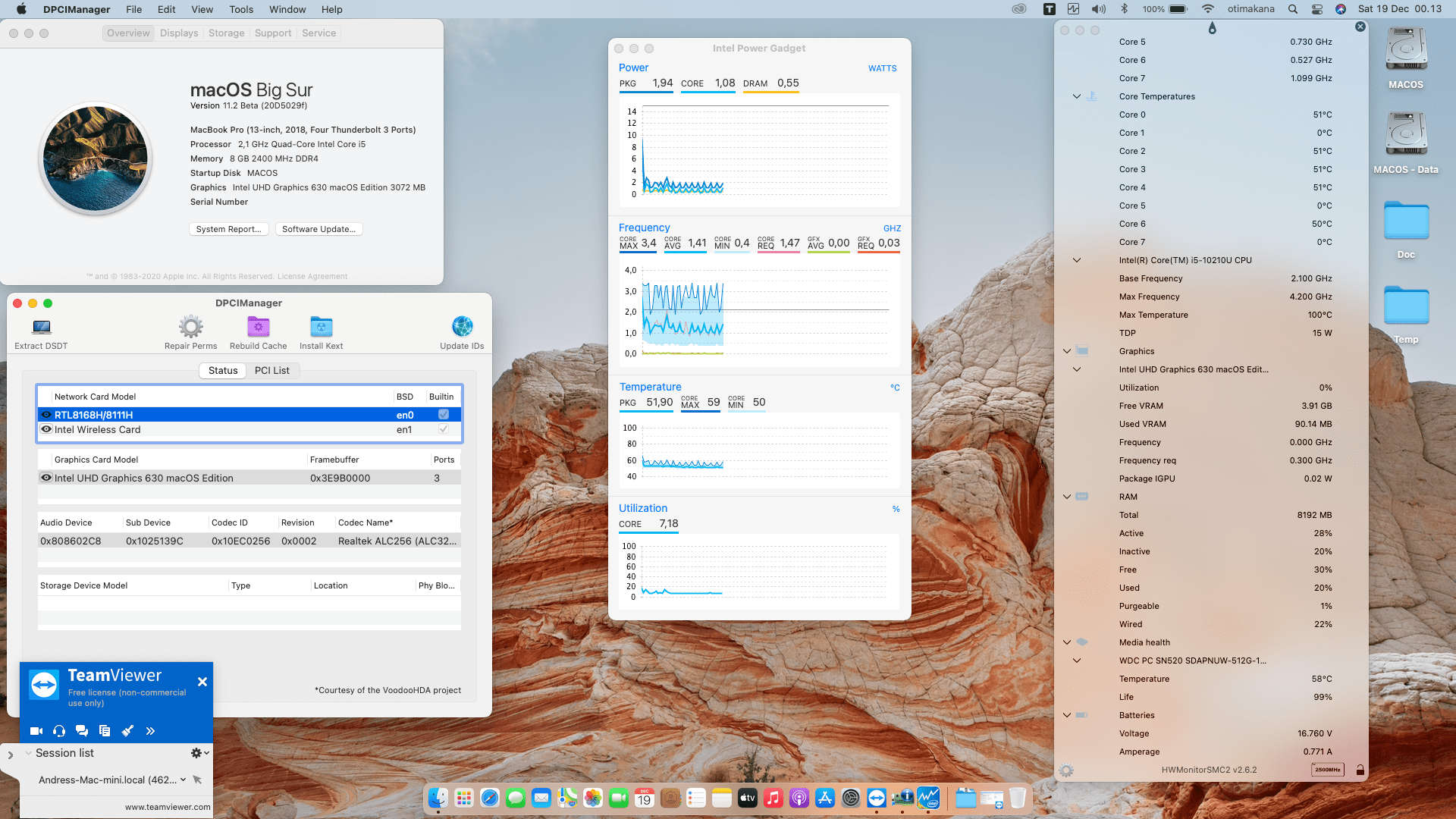 Success Hackintosh macOS Big Sur Beta 11.2 Build 20D5029f in Acer Aspire 5 A514-52G